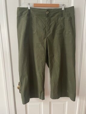 Anthropologie Maeve Colette Olive Green Pants 18W